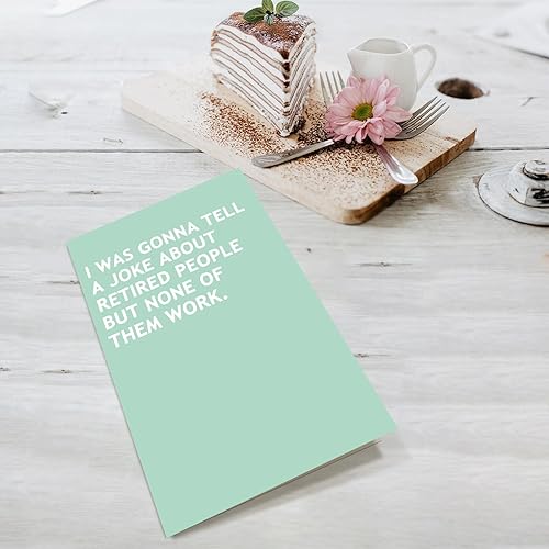 Miniatura 4 de Supoeguk Divertida tarjeta de jubilación para mujeres y hombres, divertida tarjeta de despedida para jubilados, regalo de despedida para compañeros