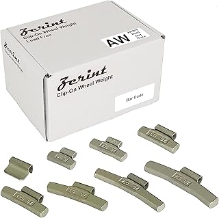 Zerint AW-M70 Lead Free Wheel Weight Kit AW Style 70pcs/kit, Grey 70pcs/kit: 1/4oz 10pcs, 1/2oz 20pcs, 3/4oz 15pcs, 1oz 5pcs, 1 1/4oz 5pcs, 1 1/2oz 5pcs, 2oz 5pcs and 2 1/2oz 5pcs