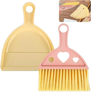 Mini Dustpan And Brush Set Small Broom And Dustpan Cleaning Set Portable Cleaning Brush And Dustpan Combo Dining Table Crumb Sweeper Cleaning Tools,Fordesktop,Sofa,Kitchen,Keyboard,Sweeping