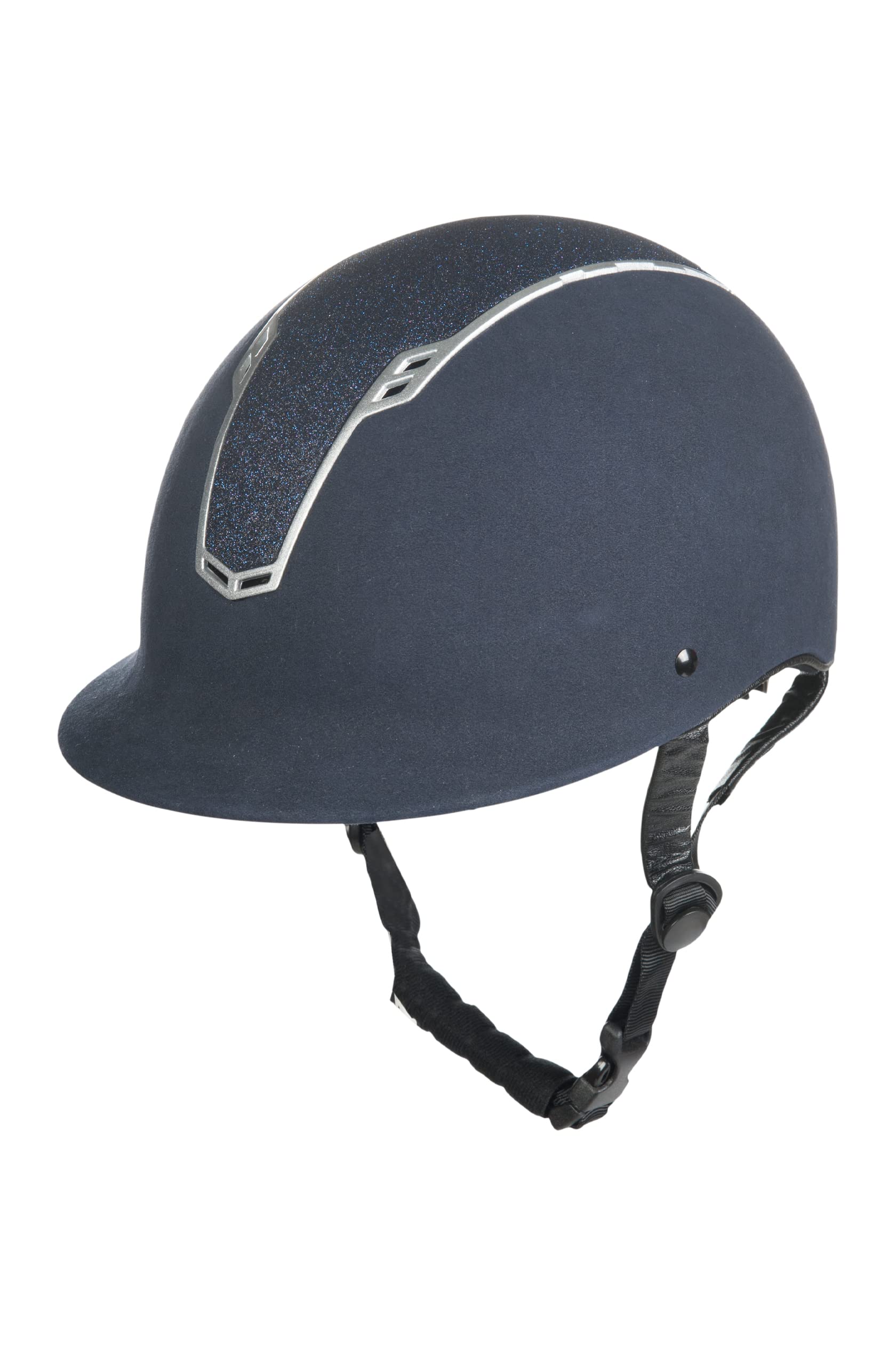 HKM Reithelm Graz, Schwarz/Silber, XXS-S (51-55cm)