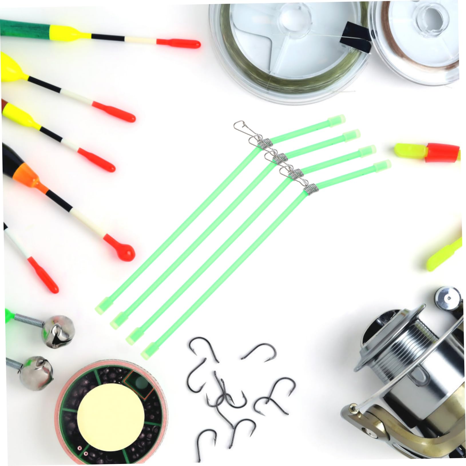 NAMOARLY Fishing Lure Connector Set Clips 20pcs Fishing Scale Connector for Efficient