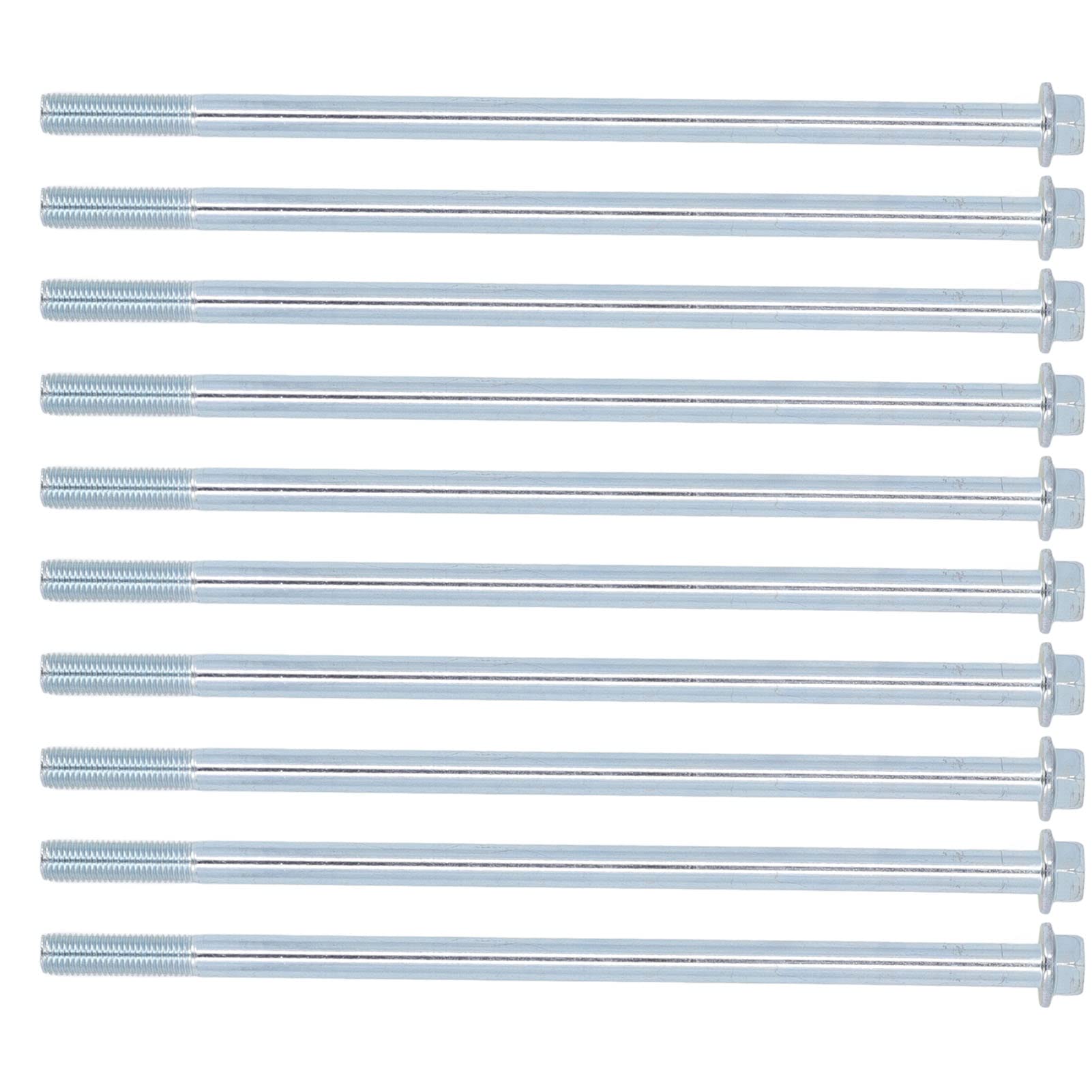 Half Tooth Hex Wear Resistance Threaded Half High Hardness Strong Carbon Steel for Lawn Mower (10 * 230)-image-9