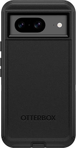 Miniatura 3 de OtterBox Funda para Google Pixel 8 Defender Series, negra, resistente y duradera, con protección de puerto, incluye soporte de clip de funda