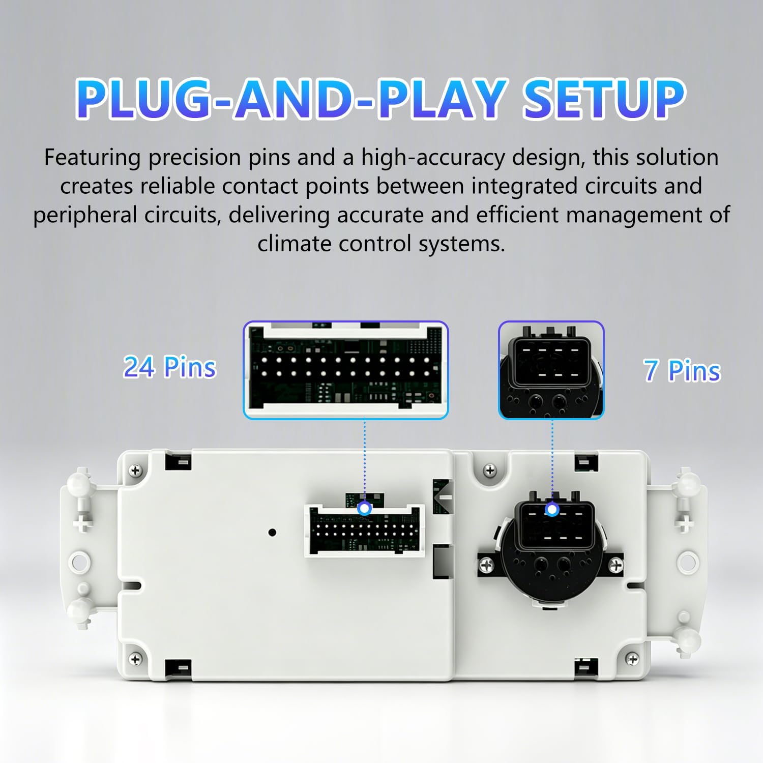 599-210XD Climate Control Module AC Heater HVAC Panel Fit for 2003-2007 Chevy Silverado GMC Sierra 1500 2500 3500 Tahoe Suburban Avalanche Trailblazer Yukon XL Envoy Buick Cadillac Isuzu Saab