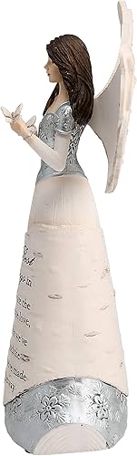 Miniatura 3 de Pavilion Gift Company Elements 82328 - Figura decorativa de ángel que tiene mariposas en la mano The Best Things in Life 80pulgadas