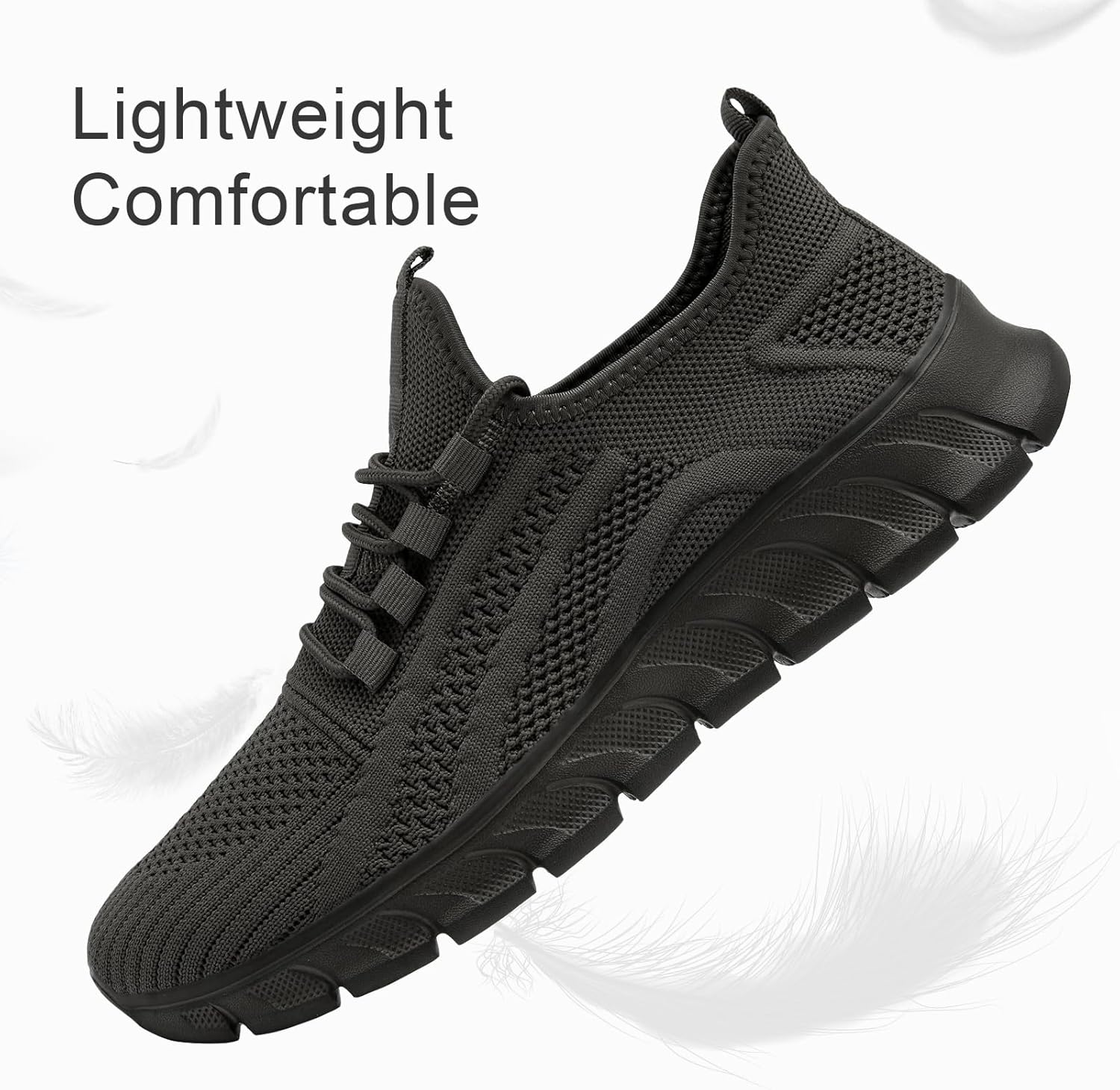 Mens Shoes Sneakers for Men Running Tennis Gym Workout Athletic Lightweight Walking Non Slip Shoes - Image 3