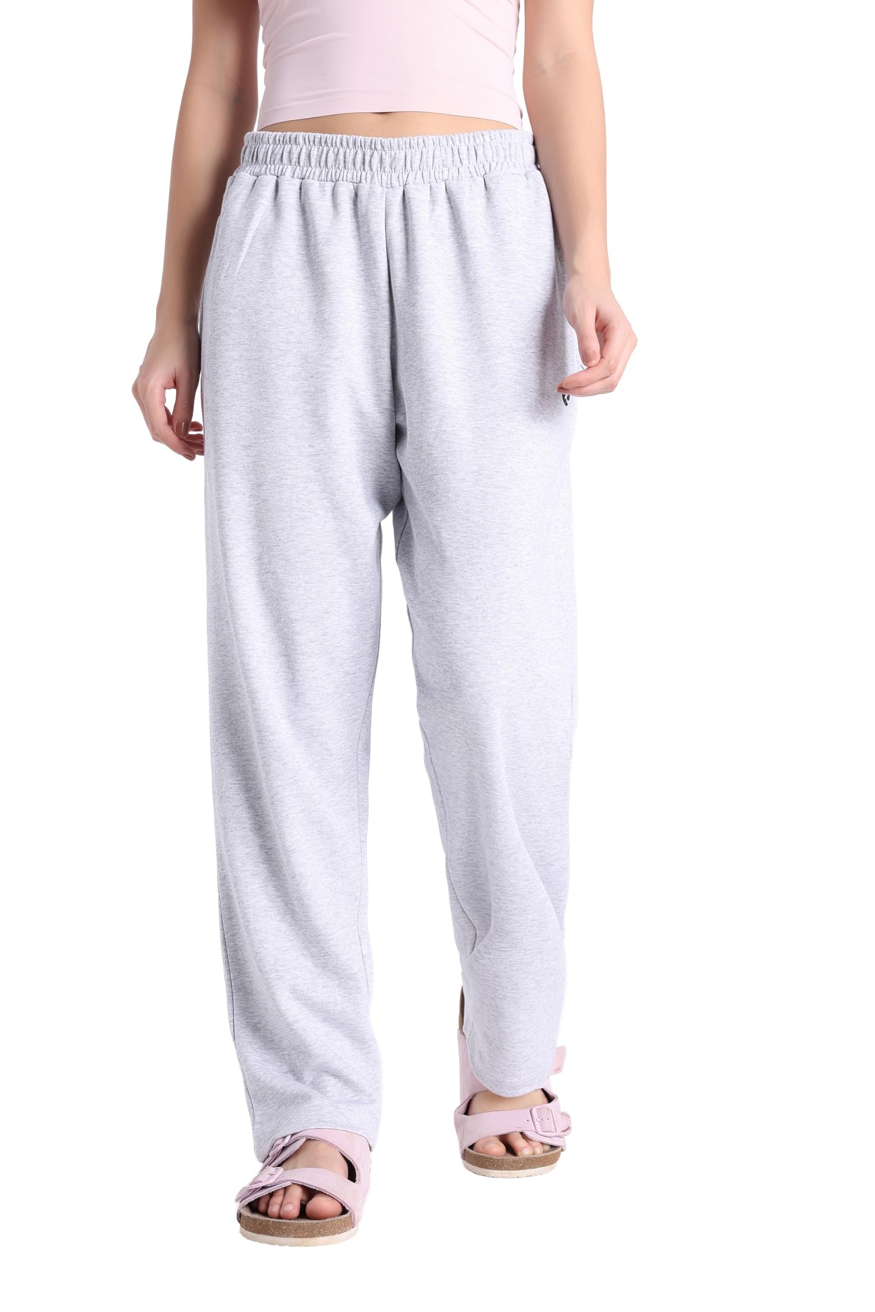 2 Mile Fashion Knit Poly Loungewear Bottom, Light Pink