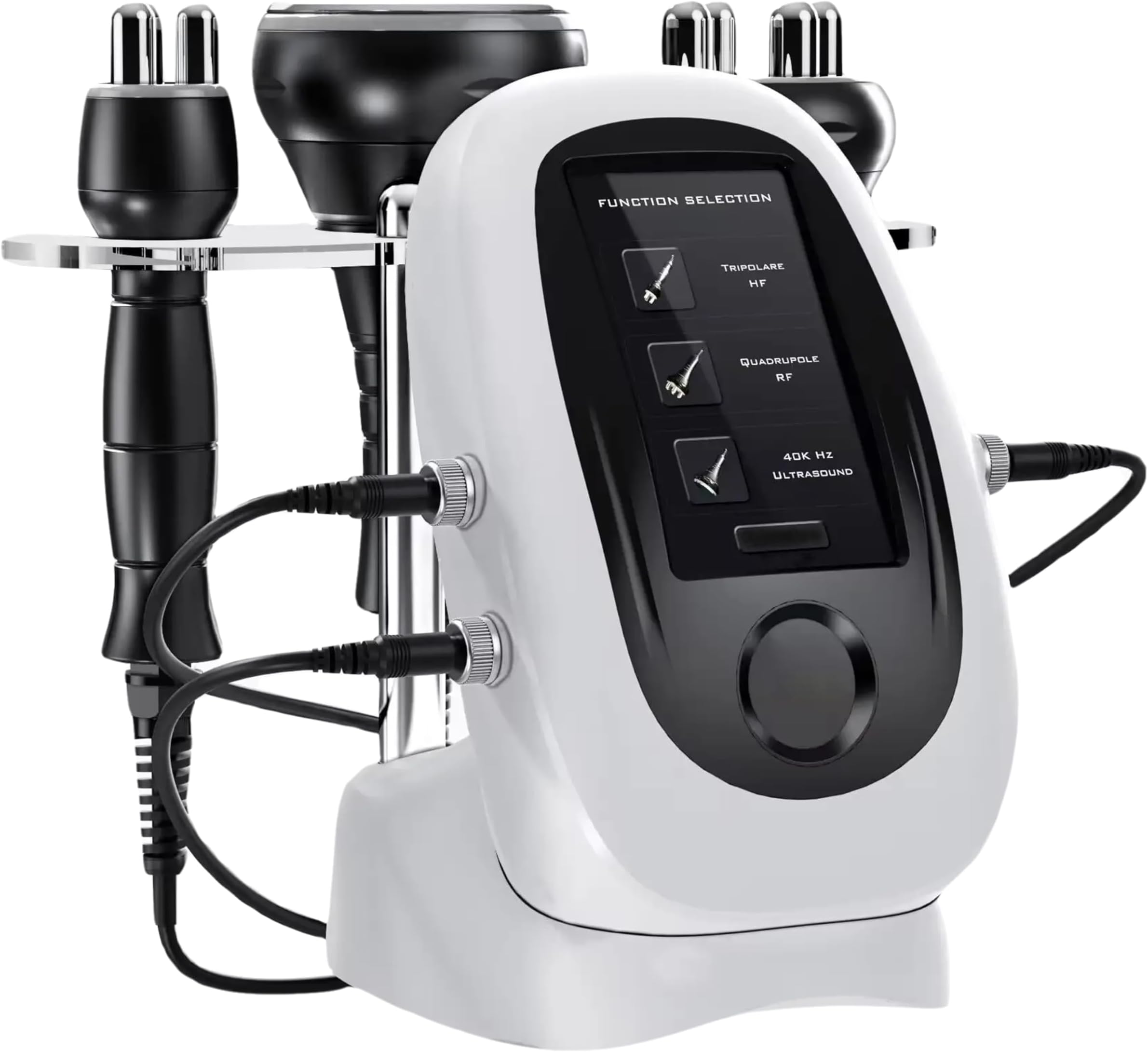 Elitzia 3 in 1 Beauty Body Shaping Machine 4 Polar RF 80K Cavitation Ultrasound Convenient for Home Use Multifunctional Facial Skin Care Massager Whole Body Usable Beauty Salon Equipment ETD101