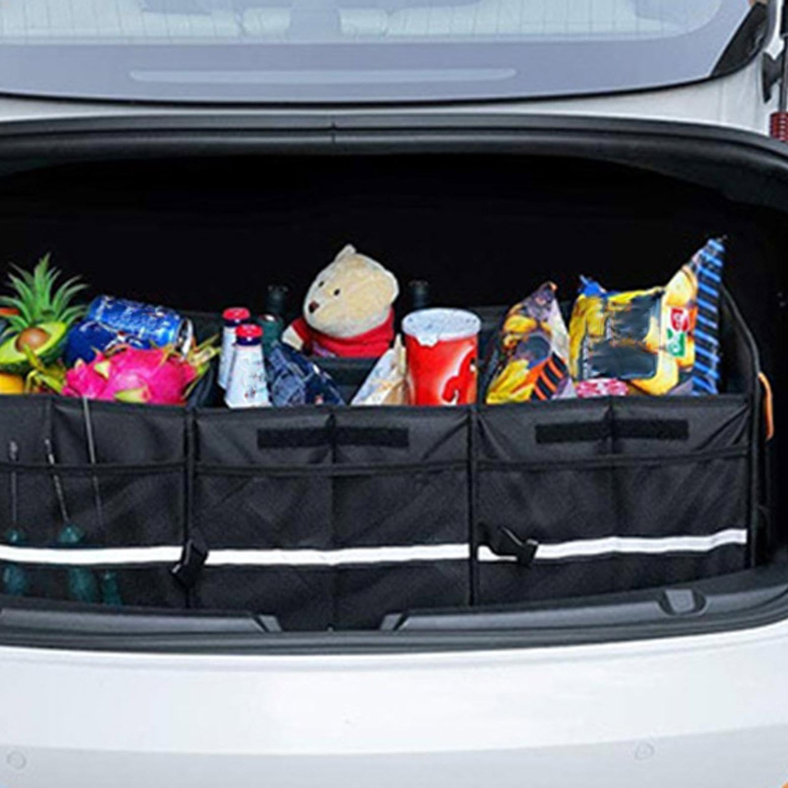 Organizador de Maletero de Coche Portátil Aislante De Gran Capacidad | Organizador De Almacenamiento Grande Para Coche para Viajes Camping Interior de Automóvil Furgoneta