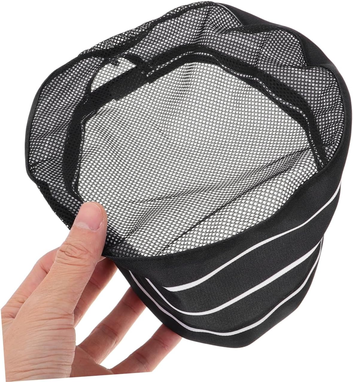Didiseaon Unisex Breathable Chef Hat Kitchen Cap for Men and Women Food Service Staff Elastic Cooking Work Hat for Restaurant and Hotel Black
