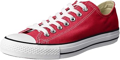 Amazon.com: Converse Chuck Taylor All Star - Zapato bajo rojo : Ropa,  Zapatos y Joyería