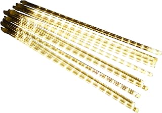 Multi-Color Led Meteor Shower Lights, Solar 30 Cm Pvc Strings, Perfect For Outdoor, Patios, And Streets, Fcc & Ce Certified
