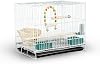 Lightweight bird cage set,with birdcage,bird toys,straw bird nest,and convenient cleaning tray,suitable for long tailed parrot, love bird, parrot, sparrow, canarie, suitable for families or travel