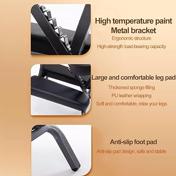 Portable Tattoo Chair, Folding Tattoo Armrest Stand, Adjustable Spa Salon Folding Massage Chair with Face Cradle for Beauty Massage, Tattoo(Red)
