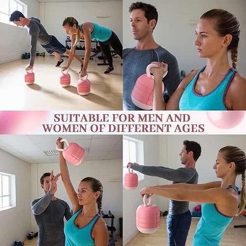 Miniatura 6 de Juego de pesas rusas ajustables de 58131722 libras para gimnasio en casa, juegos de pesas rusas para mujeres en casa y ejercicio de entrenamiento