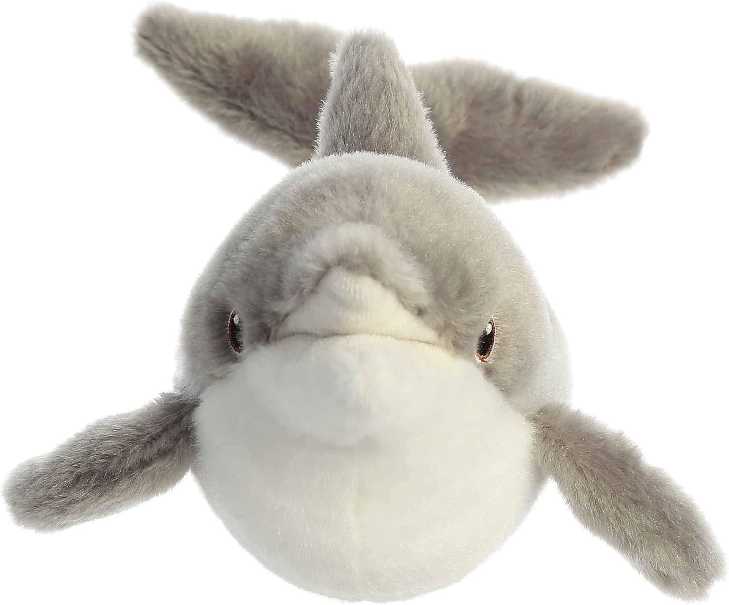 Aurora® Eco-Friendly Eco Nation™ Dolphin Stuffed Animal - Environmental Consciousness - Recycled Materials - Gray 15 Inches