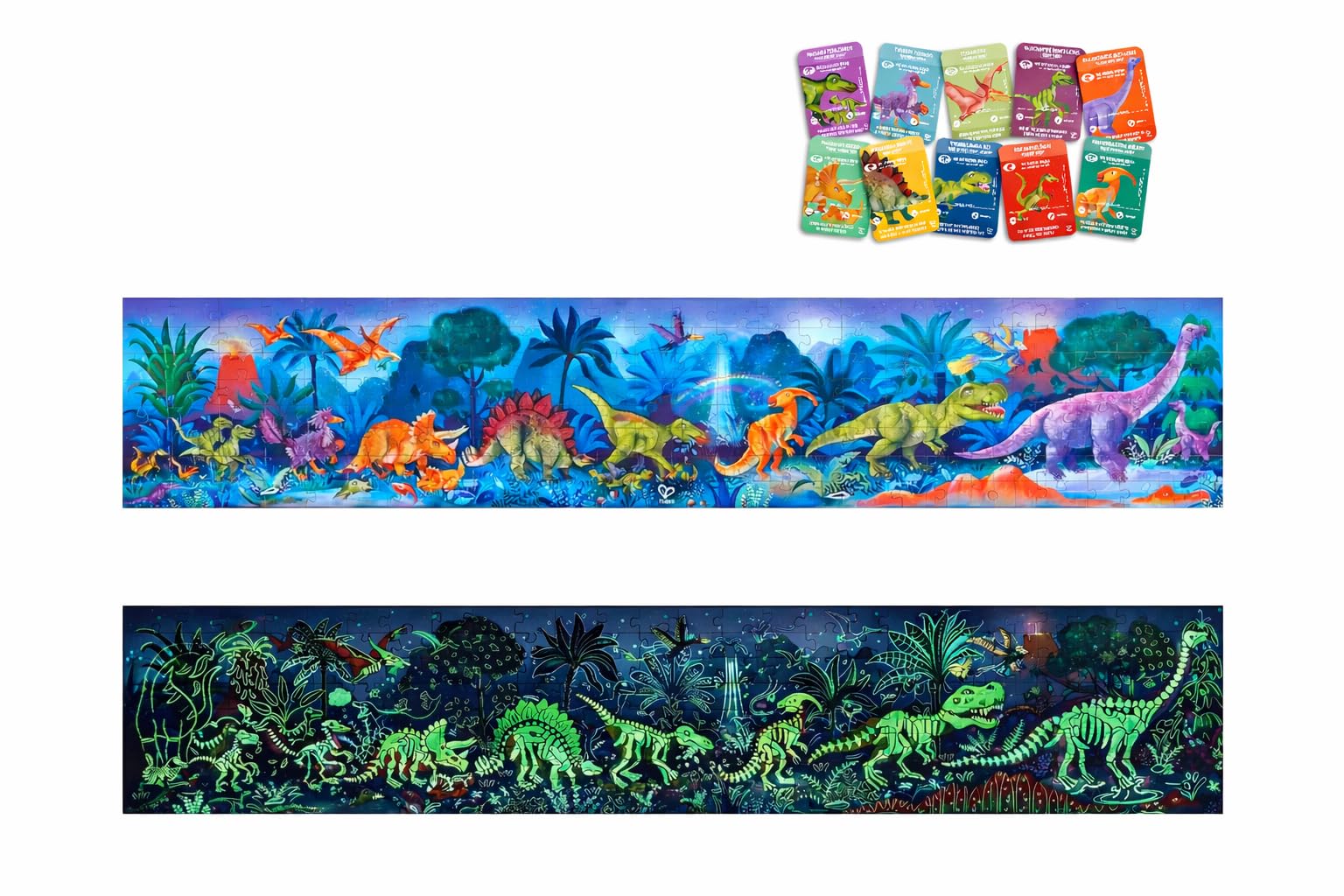 Hape Puzzle Dinosauri Glow In The Dark | Per Bambini Dai 6 Anni In Su-image