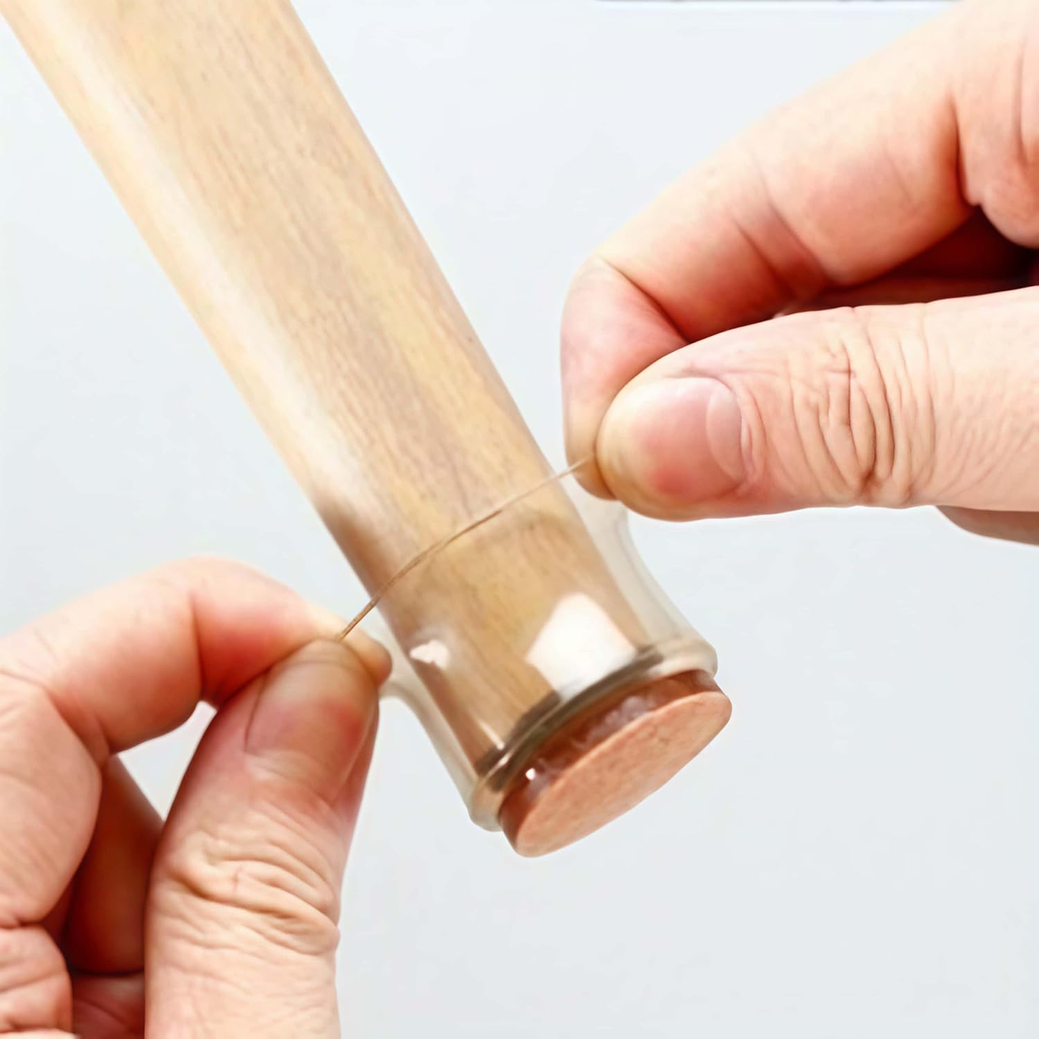 16pcs, Chair Leg Protectors, Non-Slip Felt Pads, Clear, Round