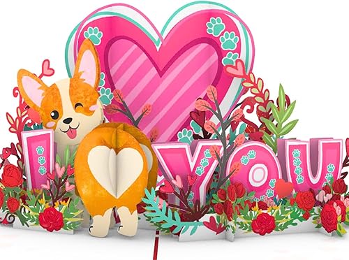 Miniatura 9 de Tarjeta de San Valentín desplegable, tarjeta de San Valentín para pareja, nutria, para esposa, marido, él, ella, novia, novio, adultos | Tarjetas de