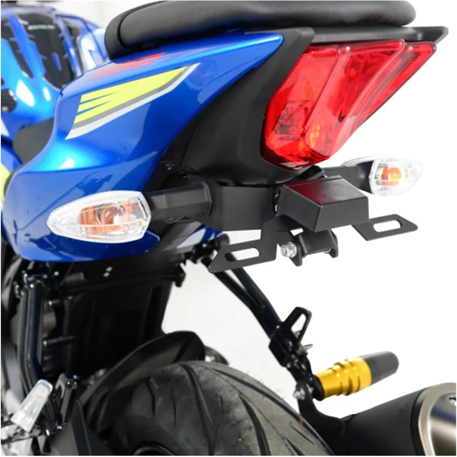 Compatible with GSXR150 2019-2024 License Plate Holder Rear Tail Frame Eliminator Bracket