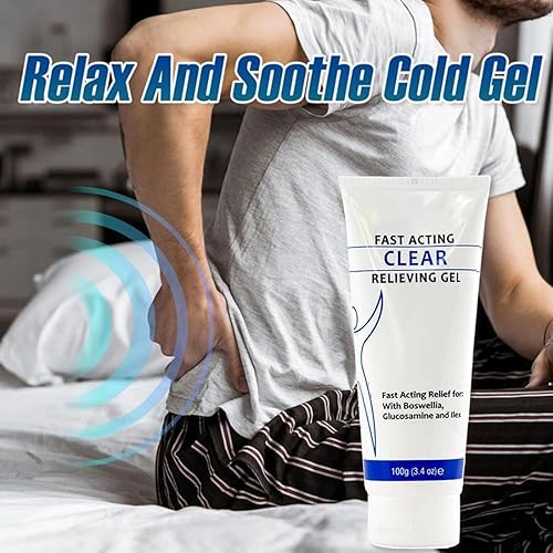 Miniatura 3 de TIMLIFE Gel refrescante calmante de 3.53 oz, alivia la tensión muscular, lociones deportivas relajantes y refrescantes para el cuidado del cuerpo,