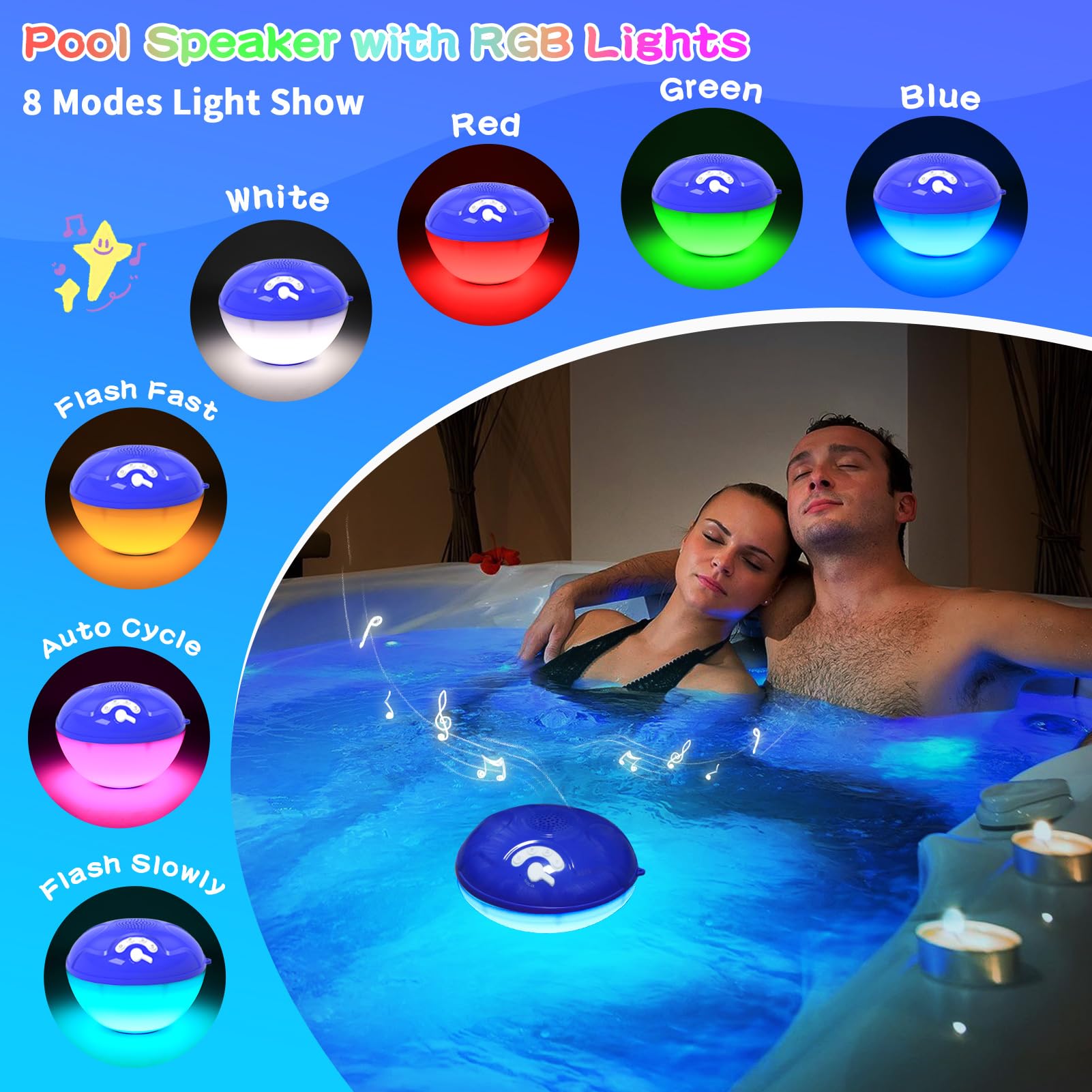 Swimming Pool Speakers Wireless Aqua Sounders Floating Wireless