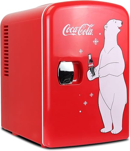 Mini frigo Coca-Cola 4 L, 6 canettes, silencieux Coca-Cola