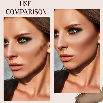 Cool Toned Contour Stick,Grey Cream Bronzer for Face,Long-Lasting Makeup,Creamy Contour Wand,Lightweight Stick,Ideal as Gifts for Women,Smooth Balm Texture,All-Day Wear,Unique Design(Cold Brown)