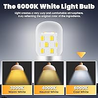 Vista 3 de AMI PARTS Bombilla LED E17 de 3W 6000K Luz Blanca Diurna, 8206232A Bombilla de Electrodoméstico Incandescente Equivalente de 40 Vatios