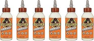 Gorilla Wood Glue, 8 ounce Bottle, (Pack of 6)