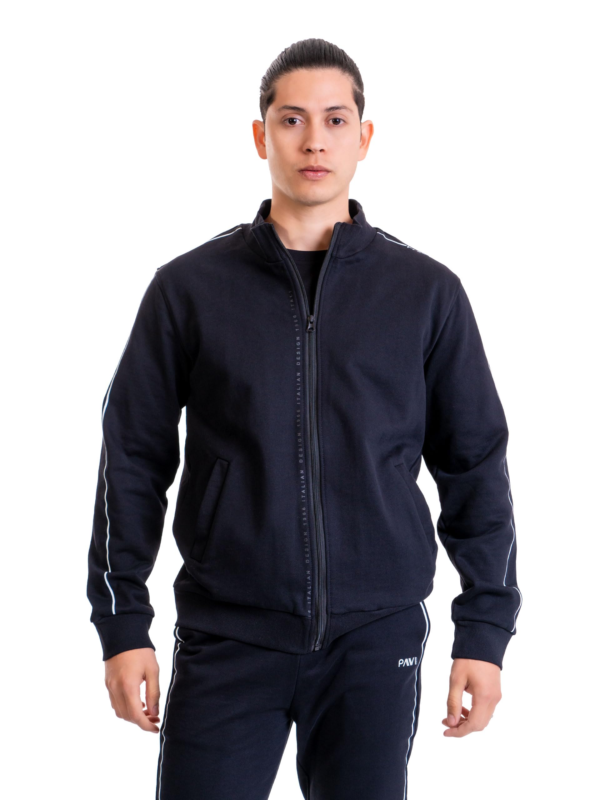 PAVI ITALYMen's Active Track Jacket, Style 65-0001n
