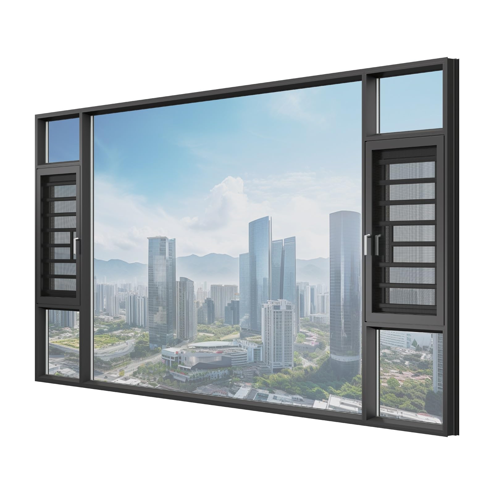 Film Anti Chaleur 100 x 600 cm Anti Chaleur UV Protection de La Vie Privée Film de Protection Solaire Occultant Non Adhésif pour Vitre pour Maison Bureau Chambre, Argent