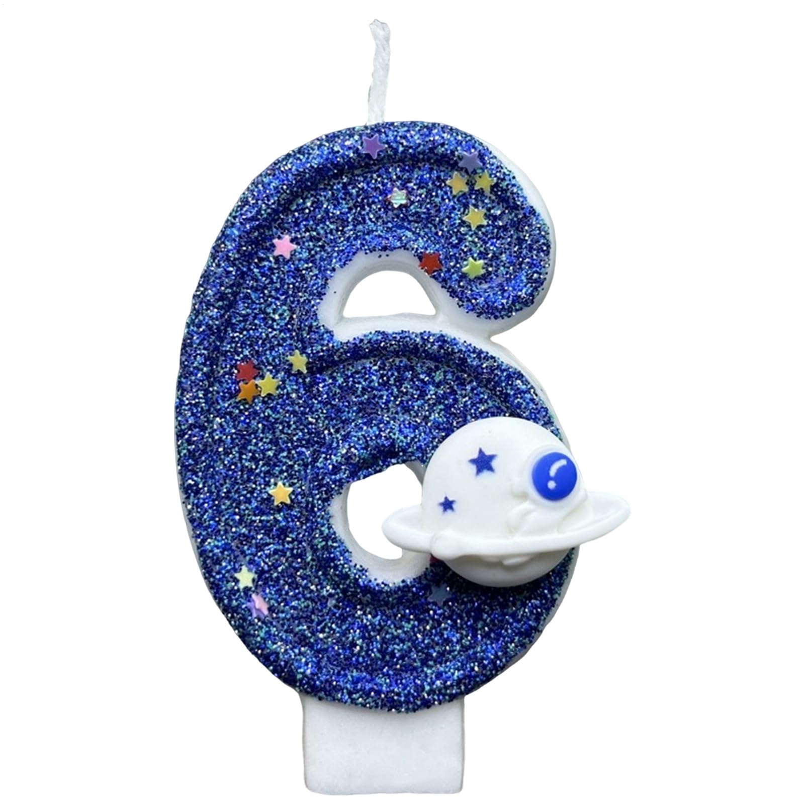 Birthday Candles Numbers, Space Theme Cake Toppers, Novelty Decorative Display, Party Supplies for Cake Decoration, Fun Celebration Friends and Family
