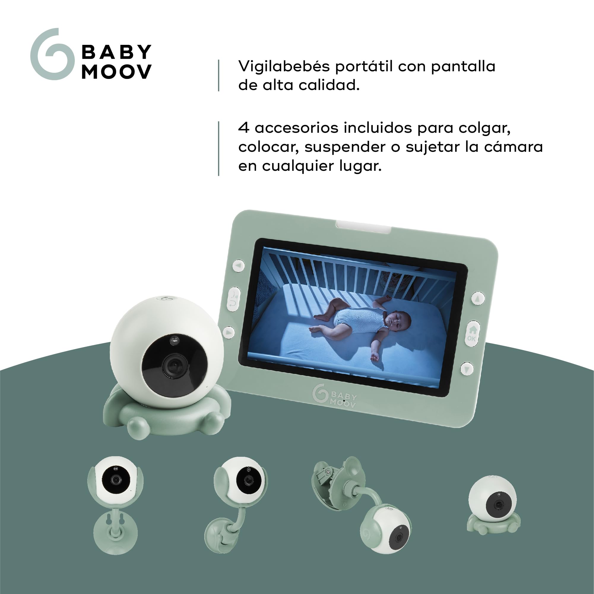 Babymoov Vigilabebés de Vídeo Yoo Go+ HD