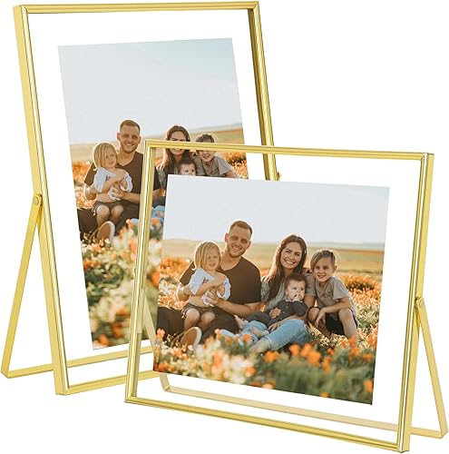 Marco flotante de 8 x 10 pulgadas (horizontal), portarretratos negro con capacidad para fotos de 8 x 10 pulgadas, 6 x 8 pulgadas, 5 x 7 pulgadas