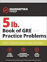 Algopix Similar Product 8 - 5 lb Book of GRE Practice Problems