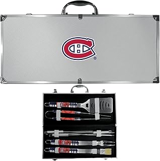 Siskiyou H8BQ30 Unisex NHL Montreal Canadiens 8 Piece Tailgater BBQ Set