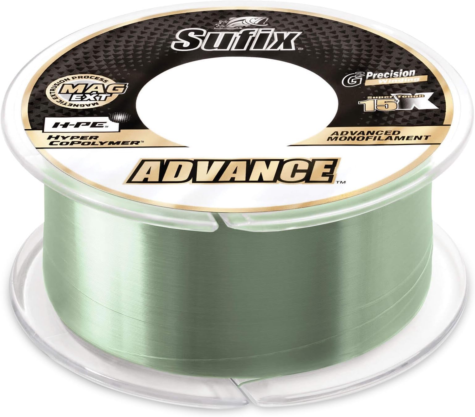 Advance Monofilament 6 lb Low-Vis Green - 1200 Yds