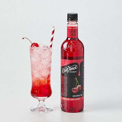 Miniatura 6 de DaVinci Gourmet Jarabe de cereza clásico, 25.4 onzas líquidas (paquete de 1)