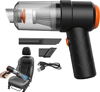 Genérico Aspiradora para Coche,Alta Potencia, Lavable, Antideslizante,Aspiradora Inalámbrica para Limpieza De Coches | para hogar, Cocina, Oficina, Mascotas, alfombras, sofás, Suelos, escritorios,