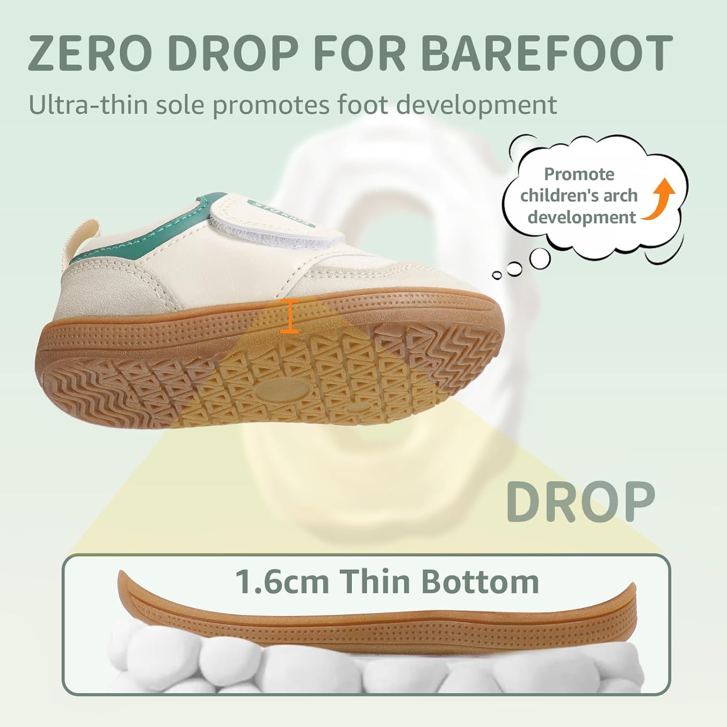 Toddler Wide Toe Box Shoes Barefoot Sneakers Girls Boys Zero Drop First Walking Running Tennis Grounding Shoes - Image 4