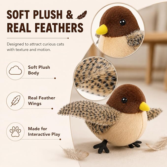 Juguete Pájaro Volador Interactivo para Gatos miniatura 5