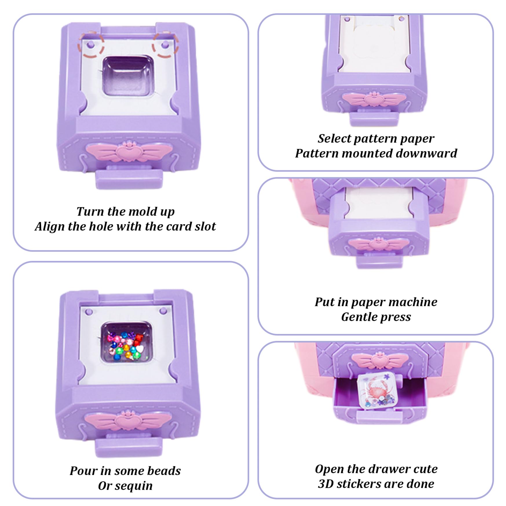 DIY Sticker Maker, Children's 3D Stickers Machine - Image 4