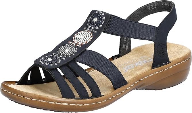 Rieker Damen 608g9-45 Sandalen