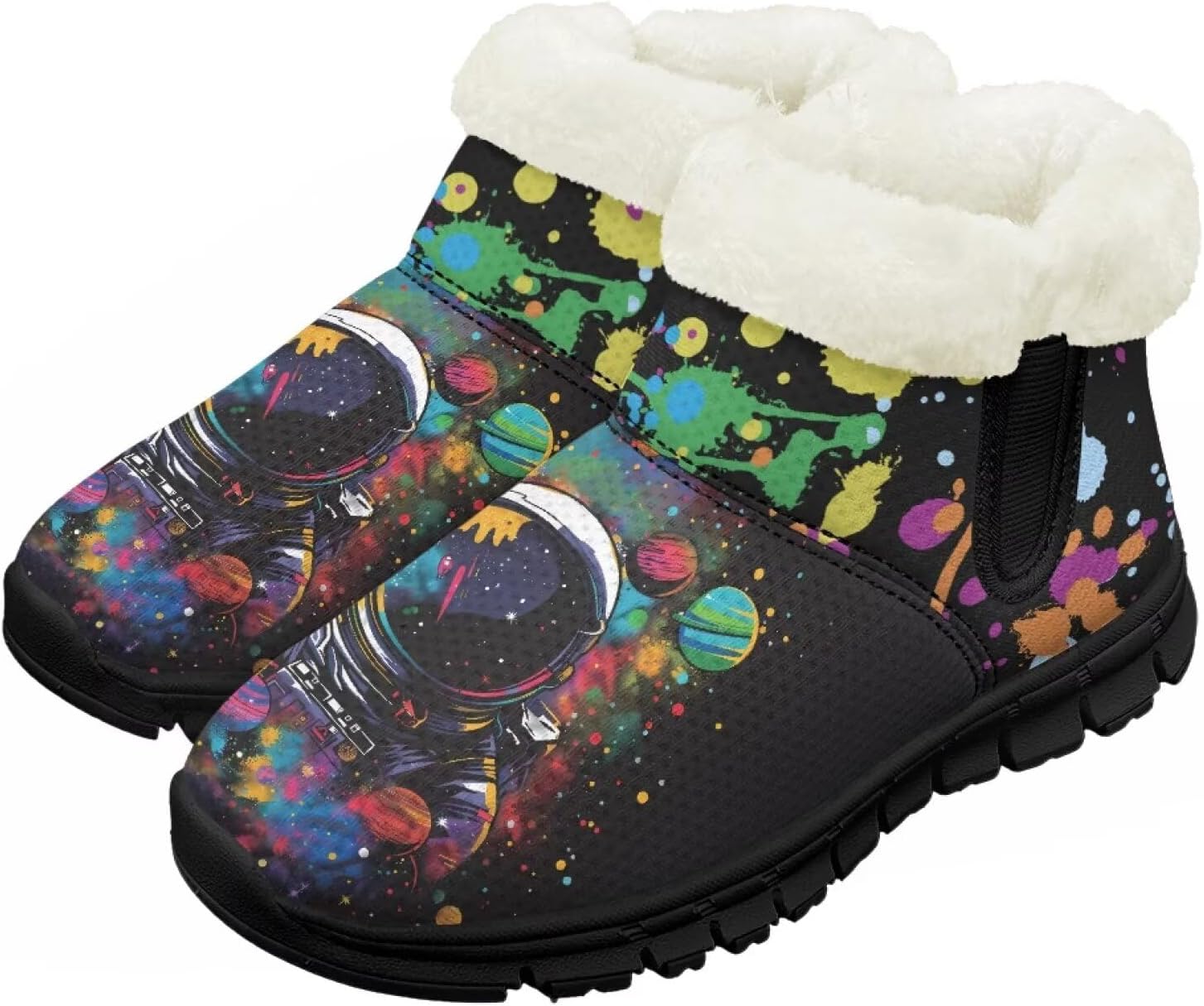 Boys Girls Snow Boots Winter Warm Booties Nonslip Lightweight Outdoor Walking Shoes for Cold Weatehr
