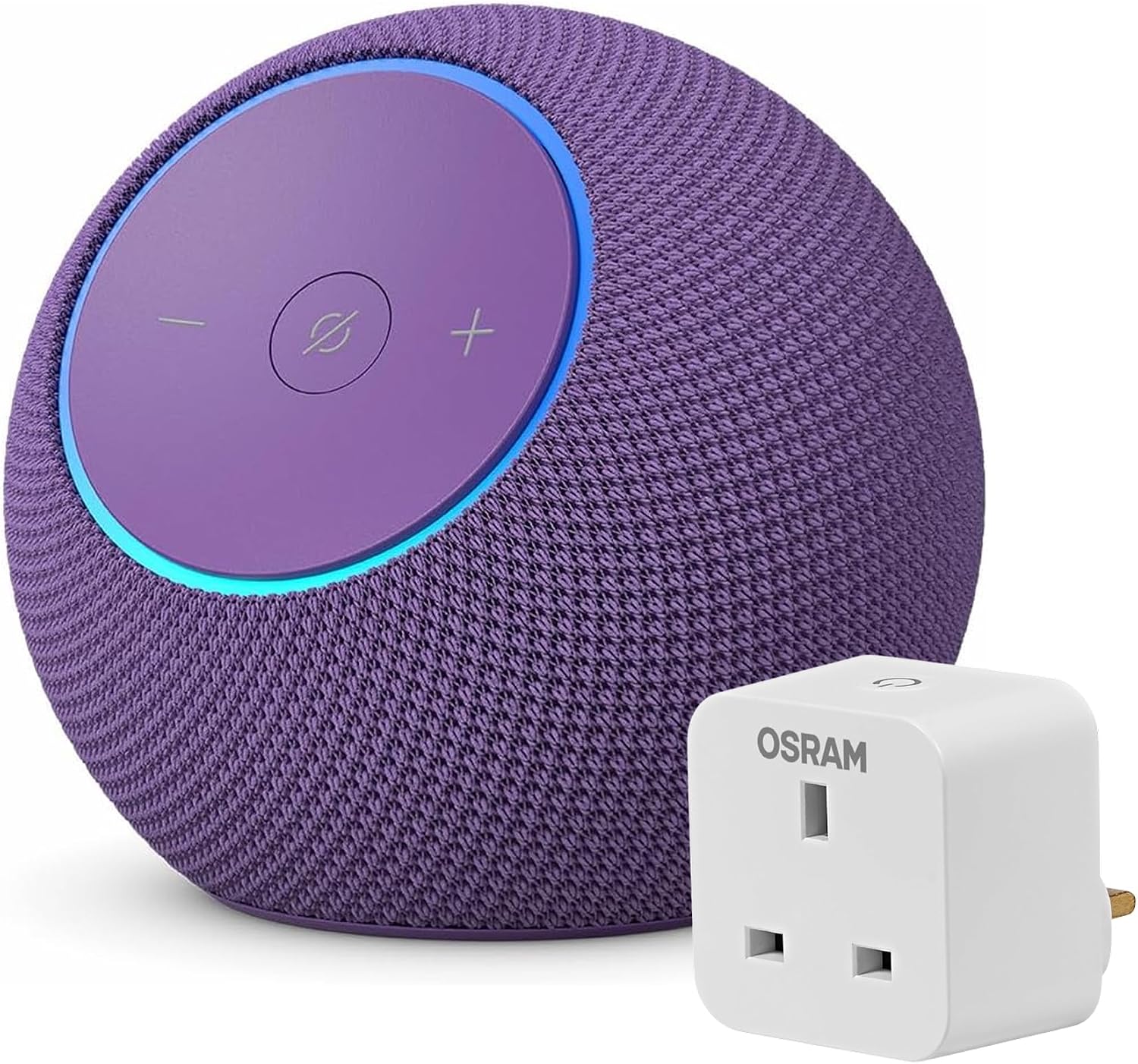 Amazon Echo Dot Max newest gen + OSRAM SMART+ Indoor Plug UK, with Alexa+ Early Access