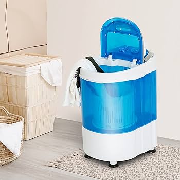 充電式Portable washer Amazon.com: ZenStyle Portable Washer Compact Twin Tub 9.9 LB