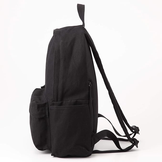 muji black backpack