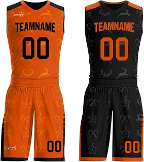 Mens Reversible Basketball Jersey Custom Basketball Uniform for Youth Athletic Practice Sport Shirts Team Name Number Logos