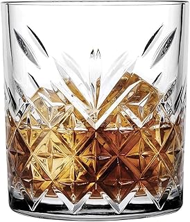 6 Stück Pasabahce 52790 Whisky Glas Tumbler Timeless im Kristall-Design 345ml